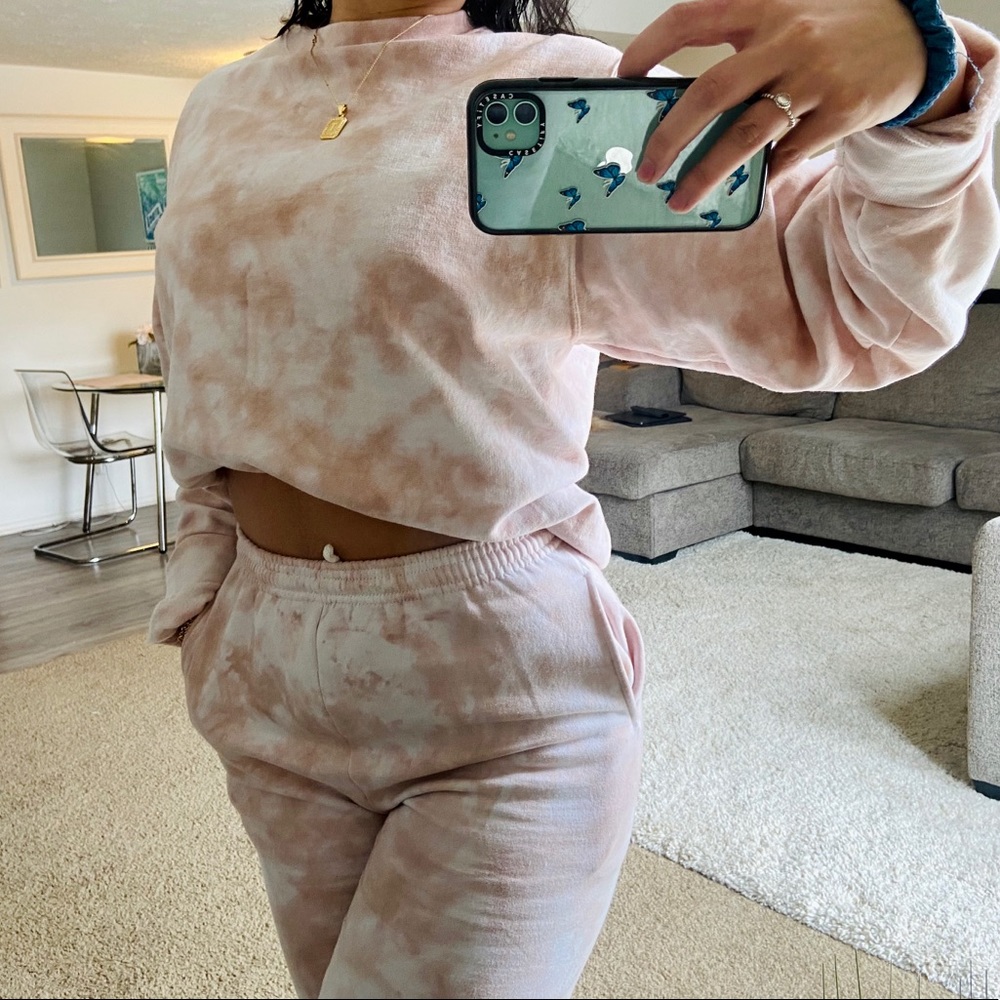TAN TIE DYE SET — MADE TO ORDER